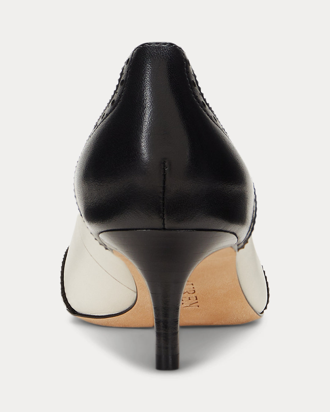 Ralph Lauren Adrienne Leather Wingtip Pump