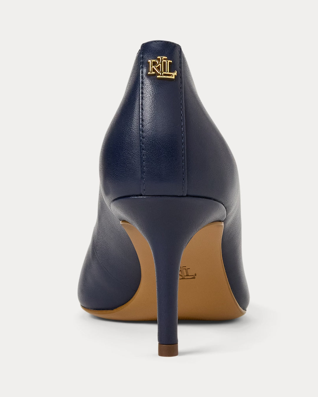 Ralph Lauren Lanette Two-Tone Nappa Leather Pump