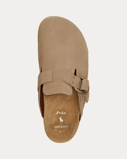 Ralph Lauren Turbach Suede Clog Sandal