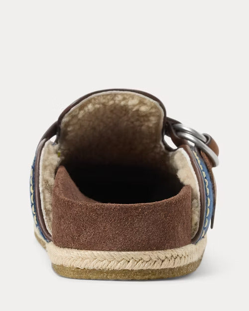 Ralph Lauren PRL x Naiomi Glasses Embroidered Clog