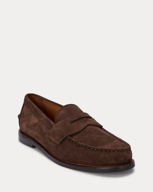 Ralph Lauren Alston Suede Penny Loafer