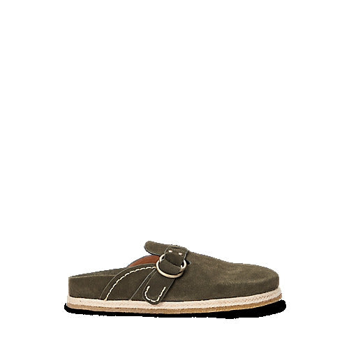 Ralph Lauren Turbach Suede Clog Sandal