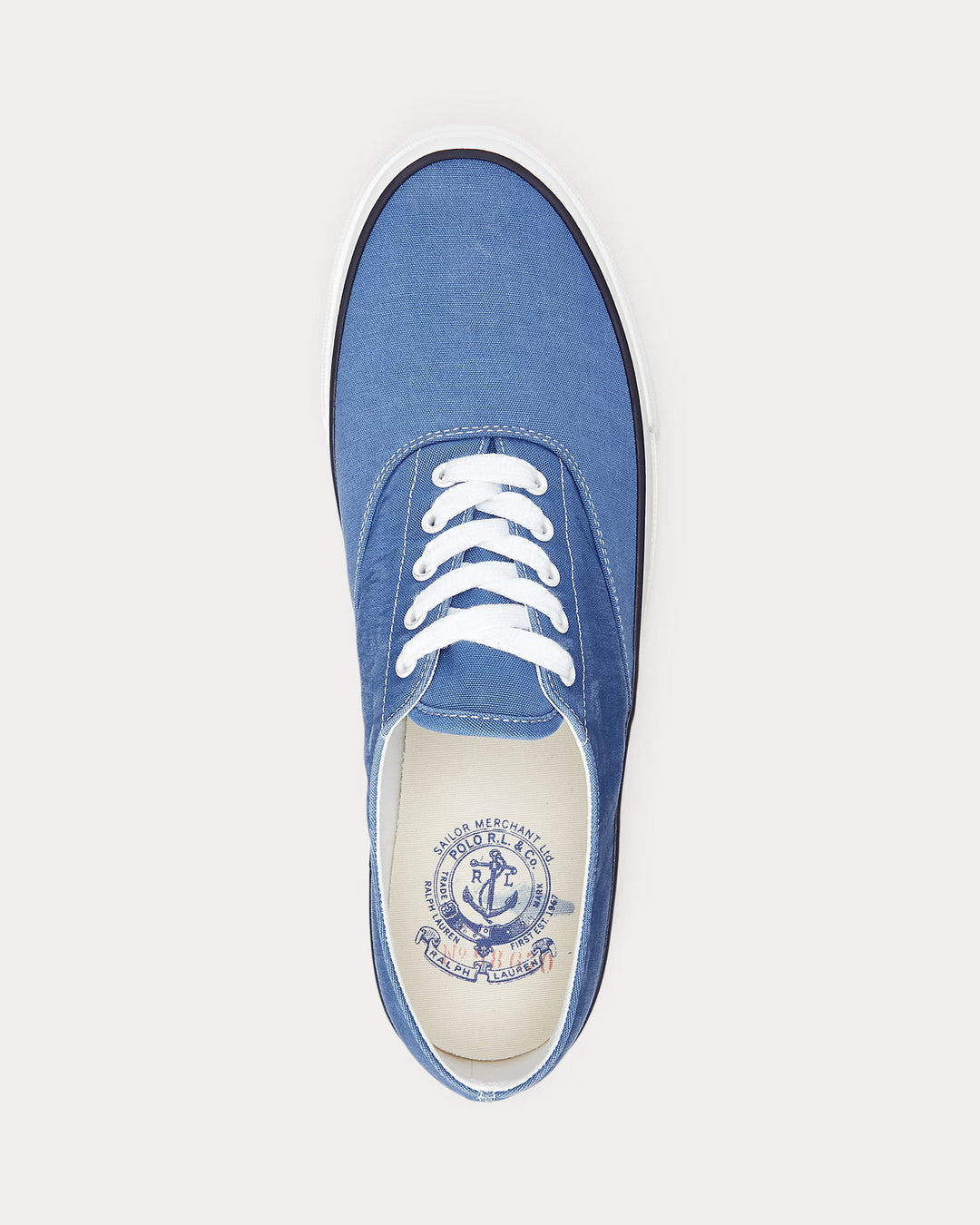 Ralph Lauren Washed Canvas Sneaker