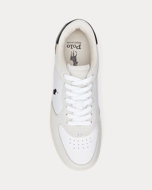 Ralph Lauren Masters Court Nubuck & Leather Sneaker