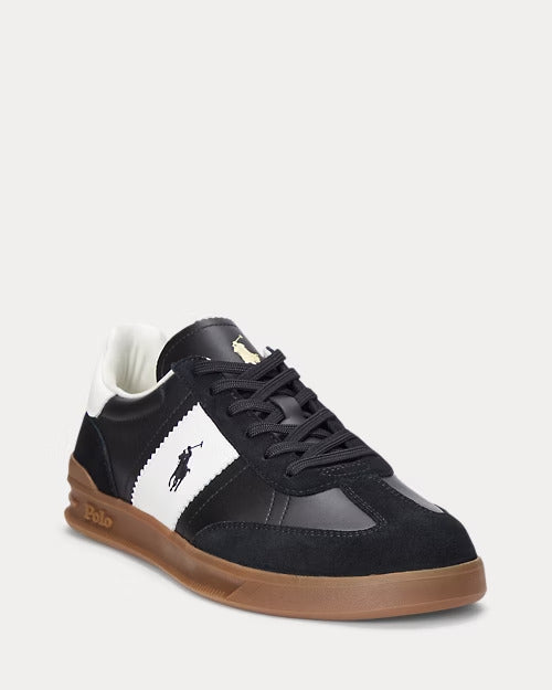 Ralph Lauren Heritage Aera Leather-Suede Sneaker