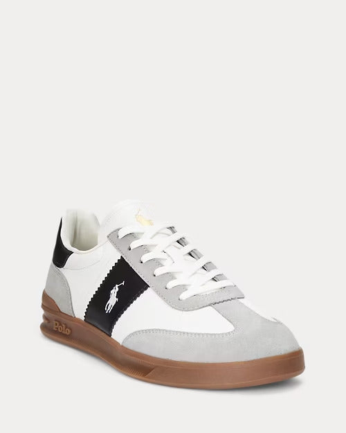 Ralph Lauren Heritage Aera Leather-Suede Sneaker