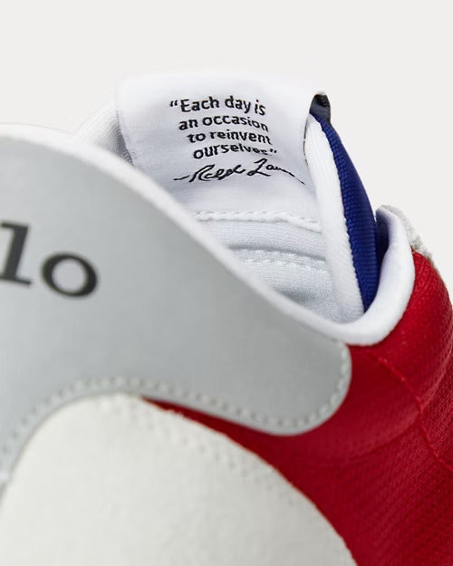 Ralph Lauren Train 89 Suede & Oxford Sneaker
