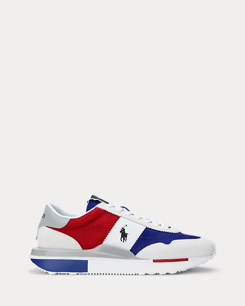 Ralph Lauren Train 89 Suede & Oxford Sneaker