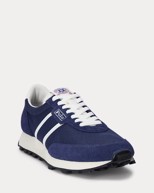 Ralph Lauren PRL Trail 100 Suede & Mesh Sneaker