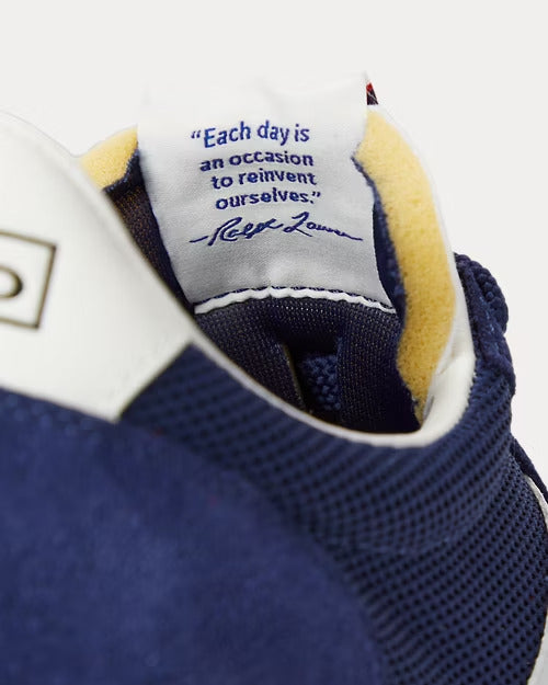 Ralph Lauren PRL Trail 100 Suede & Mesh Sneaker