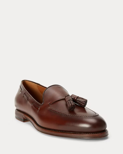 Ralph Lauren Maestra Tassel Calfskin Loafer