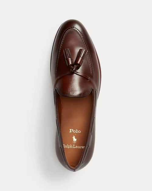 Ralph Lauren Maestra Tassel Calfskin Loafer