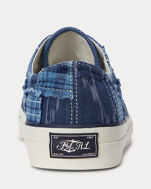 Ralph Lauren Keaton Indigo Patchwork Sneaker