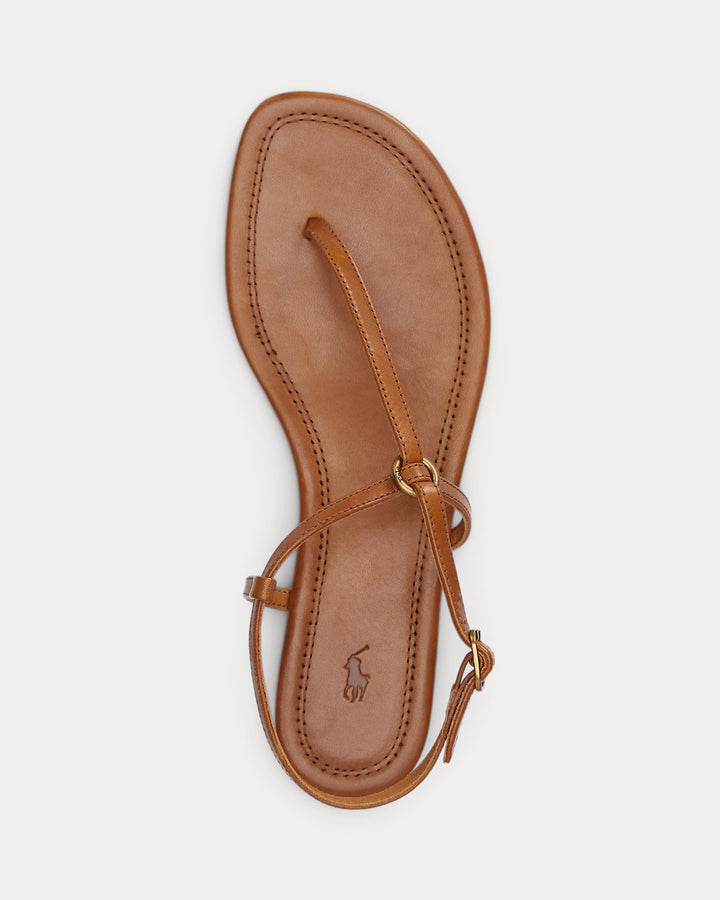 Ralph Lauren O-Ring Leather Sandal