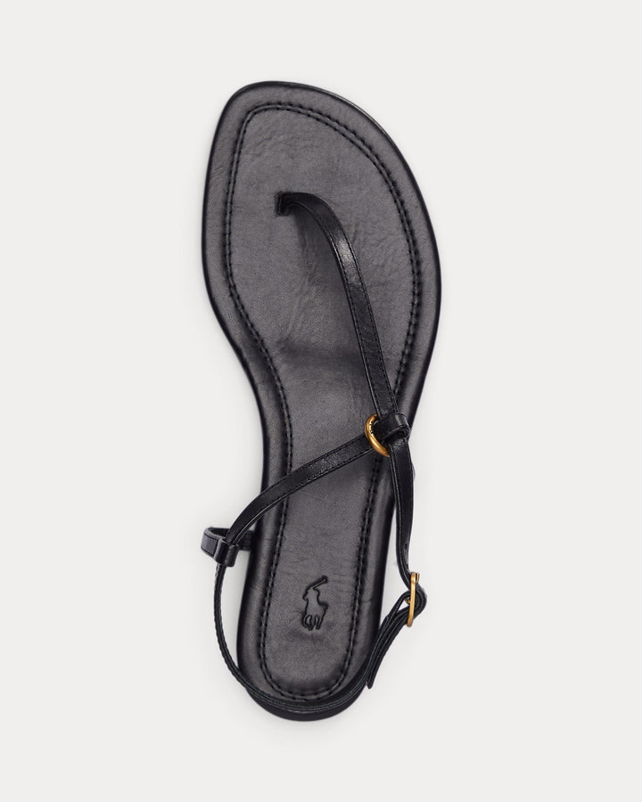 Ralph Lauren O-Ring Leather Sandal