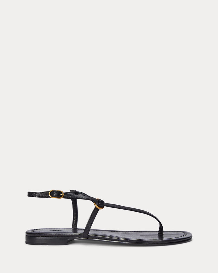 Ralph Lauren O-Ring Leather Sandal