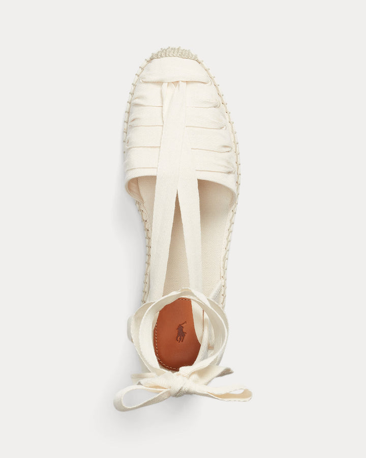 Ralph Lauren Canvas Lace-Up Espadrille