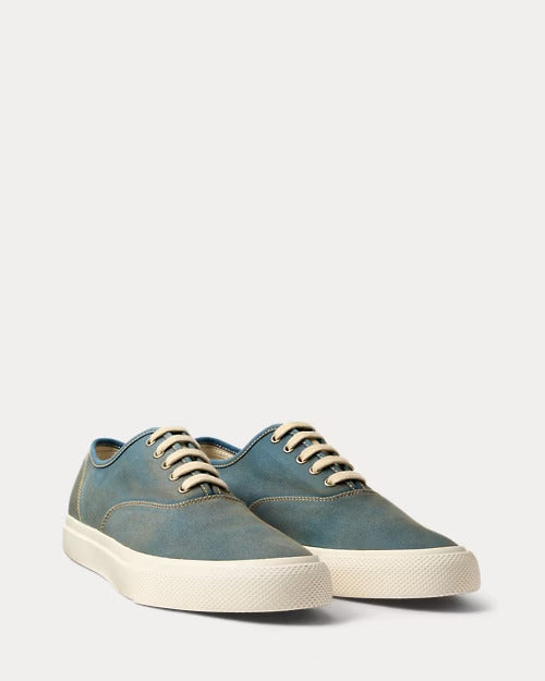 Ralph Lauren Washed Canvas Sneaker
