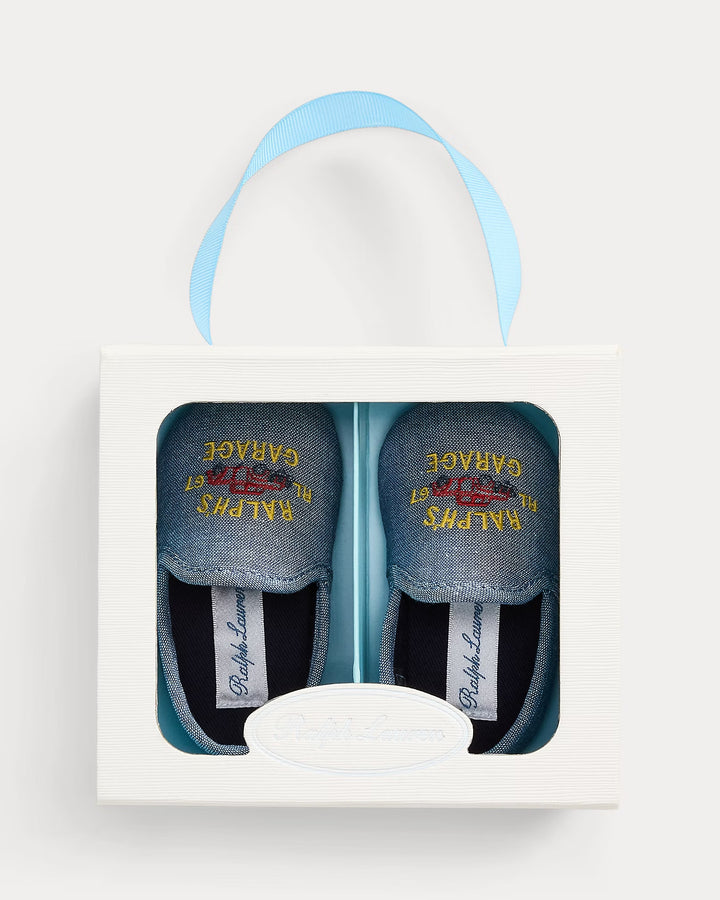 Ralph Lauren Ralph’s Garage Cotton Denim Ash Slipper