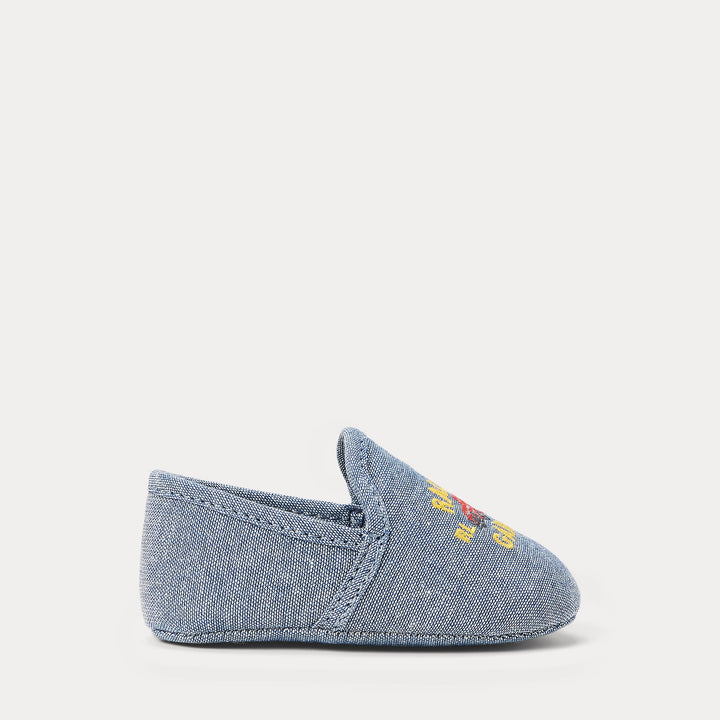 Ralph Lauren Ralph’s Garage Cotton Denim Ash Slipper