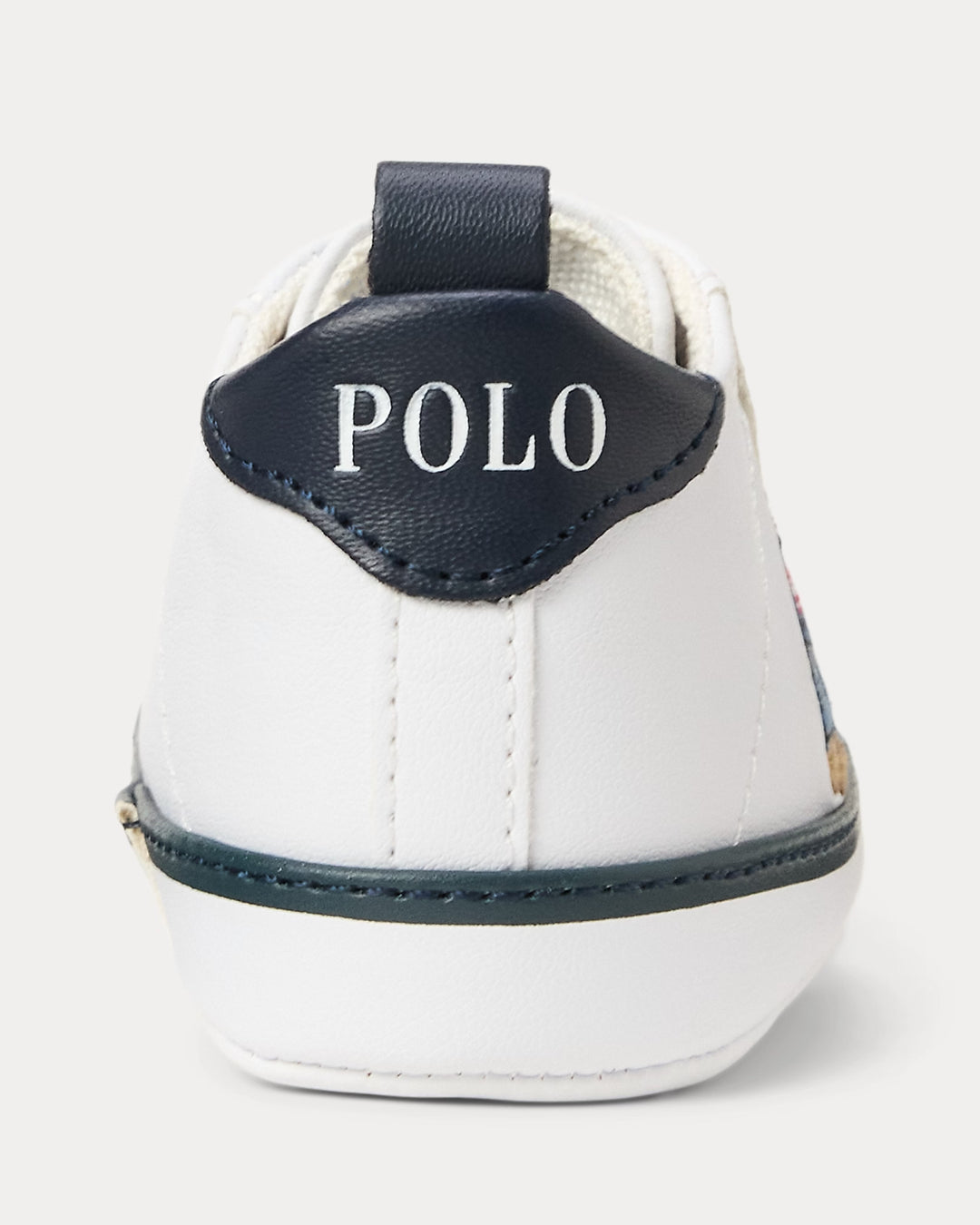 Ralph Lauren Quilton Polo Bear Faux-Leather Sneaker