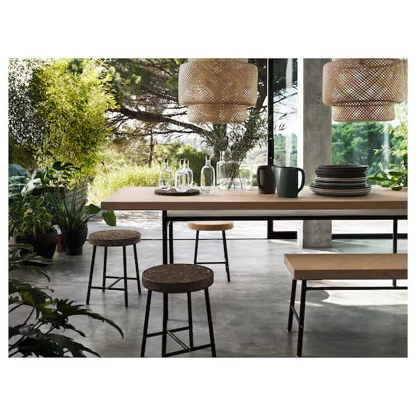 IKEA SINNERLIG Pendant lamp, bamboo/handmade, 20 "