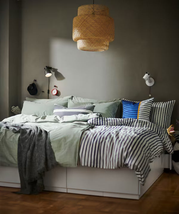 IKEA SINNERLIG Pendant lamp, bamboo/handmade, 20 "