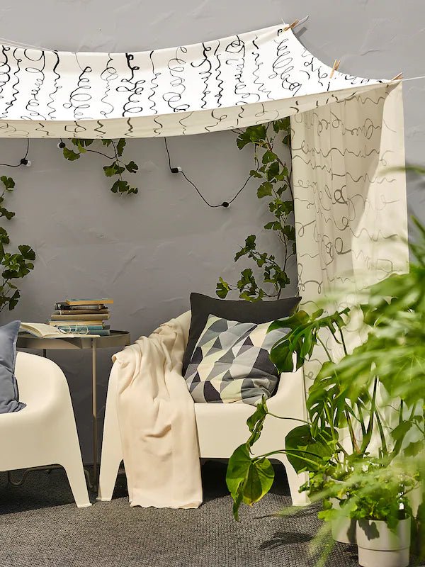 IKEA SKARPÖ Armchair, outdoor, white