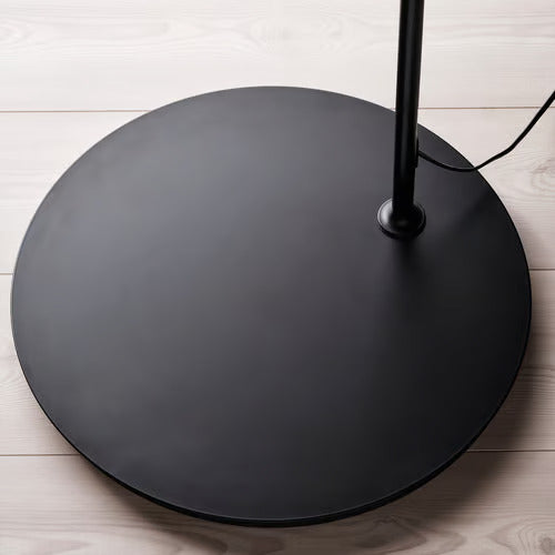 IKEA SKOTTORP / SKAFTET Floor lamp, arched, light gray