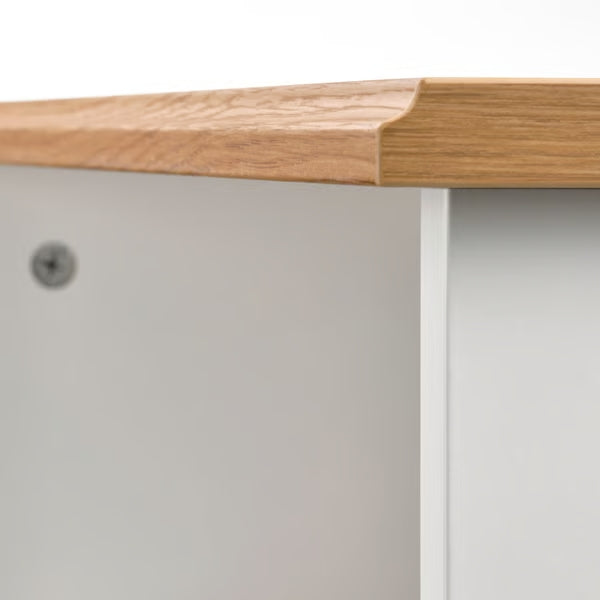 IKEA SKRUVBY Coffee table, white, 23 5/8x23 5/8 "