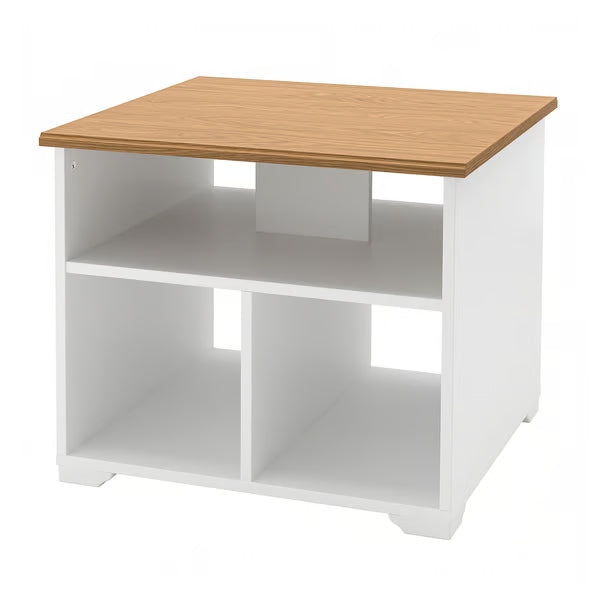 IKEA SKRUVBY Coffee table, white, 23 5/8x23 5/8 "