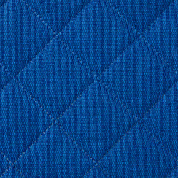 IKEA SLATTUM Upholstered bed frame, Knisa bright blue, Queen
