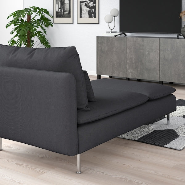 IKEA SÖDERHAMN Chaise, Fridtuna dark gray