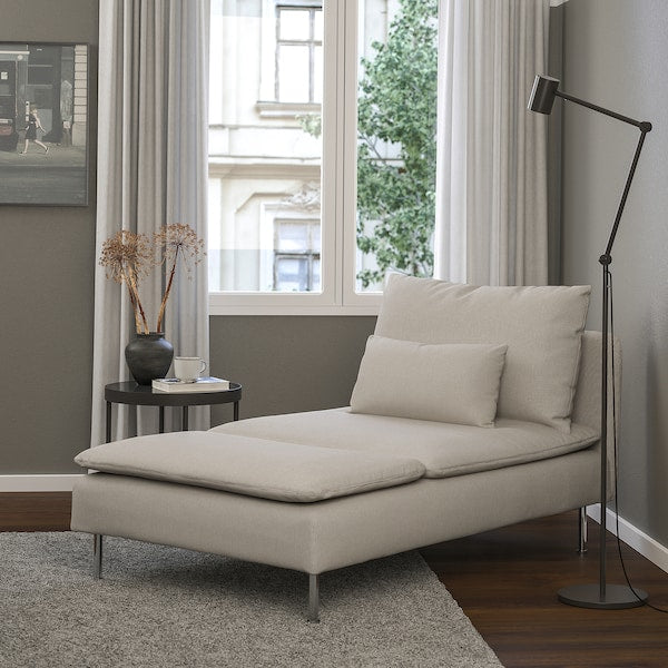 IKEA SÖDERHAMN Chaise, Fridtuna light beige