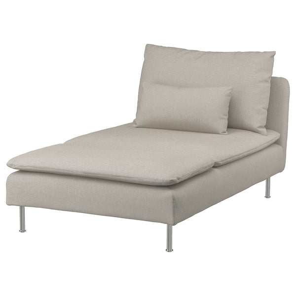 IKEA SÖDERHAMN Chaise, Fridtuna light beige