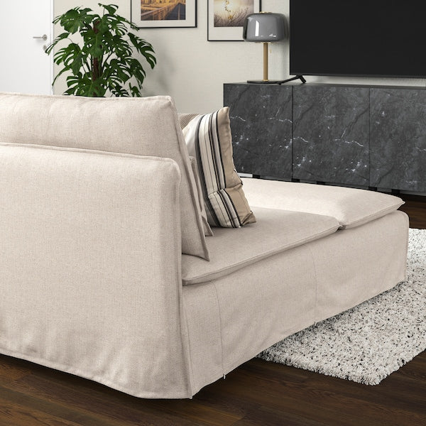 IKEA SÖDERHAMN Chaise, Gransel natural