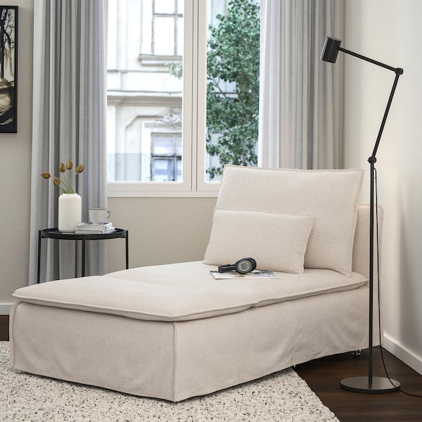 IKEA SÖDERHAMN Chaise, Gransel natural