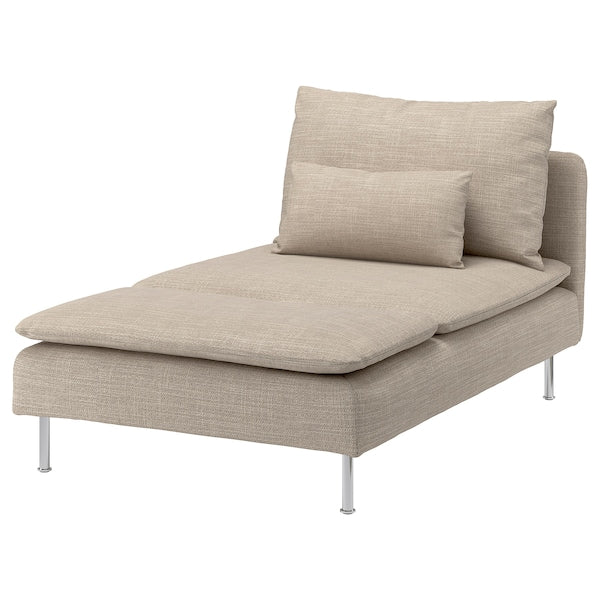 IKEA SÖDERHAMN Chaise, Hillared beige