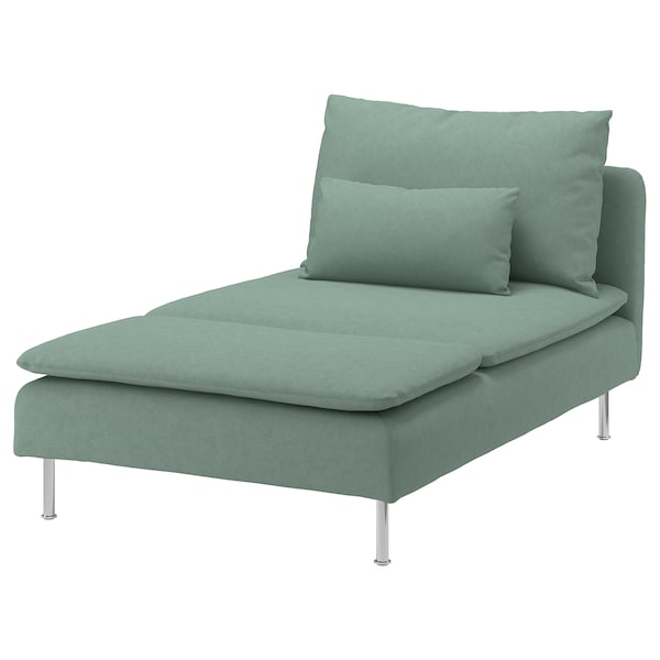 IKEA SÖDERHAMN Chaise, Tallmyra light green