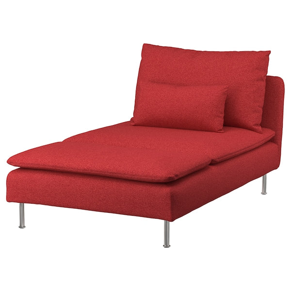IKEA SÖDERHAMN Chaise, Tonerud red
