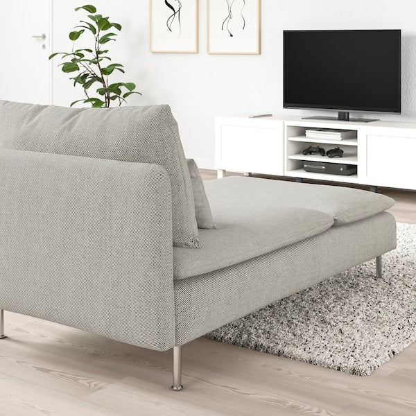 IKEA SÖDERHAMN Chaise, Viarp beige/brown