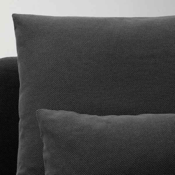 IKEA SÖDERHAMN Sofa, with open end/Fridtuna dark gray