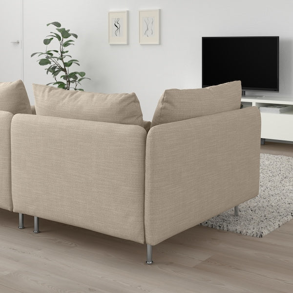IKEA SÖDERHAMN Sofa, with open end/Hillared beige