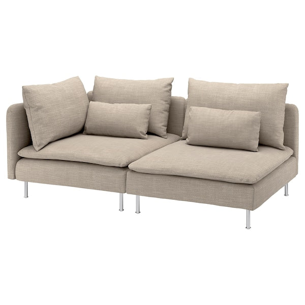 IKEA SÖDERHAMN Sofa, with open end/Hillared beige