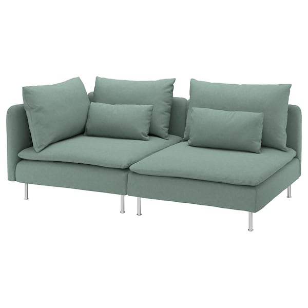 IKEA SÖDERHAMN Sofa, with open end/Tallmyra light green