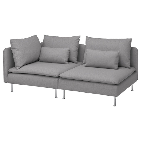 IKEA SÖDERHAMN Sofa, with open end/Tonerud gray