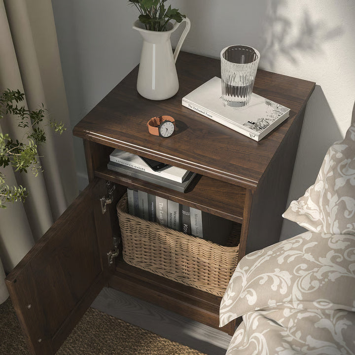 IKEA SONGESAND Nightstand, brown, 16 1/2x15 3/4 "