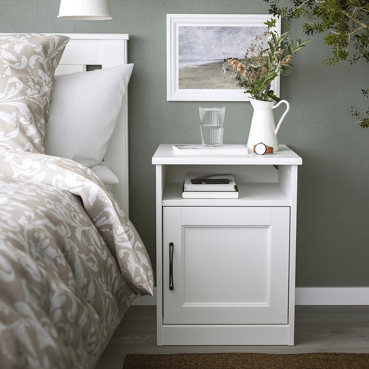 IKEA SONGESAND Nightstand, brown, 16 1/2x15 3/4 "