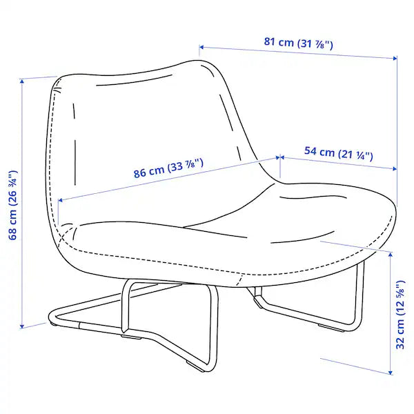 IKEA SOTENÄS Armchair, Hakebo yellow