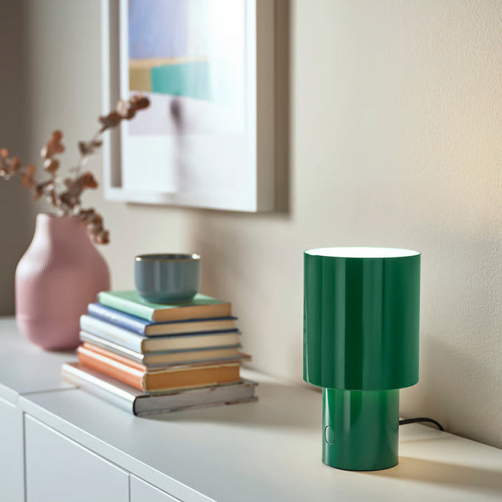 Ikea SPETSBOJ Table lamp, dimmable/green, 9 "